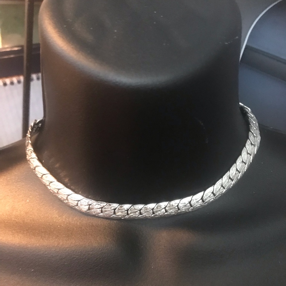 Trifari Silver Necklace Vintage